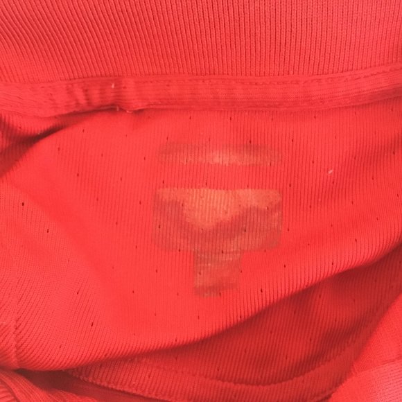 Adidas Polo Golf Shirt Mens Extra Large XL Climacool Red Texture Short Sleeve - Picture 12 of 14